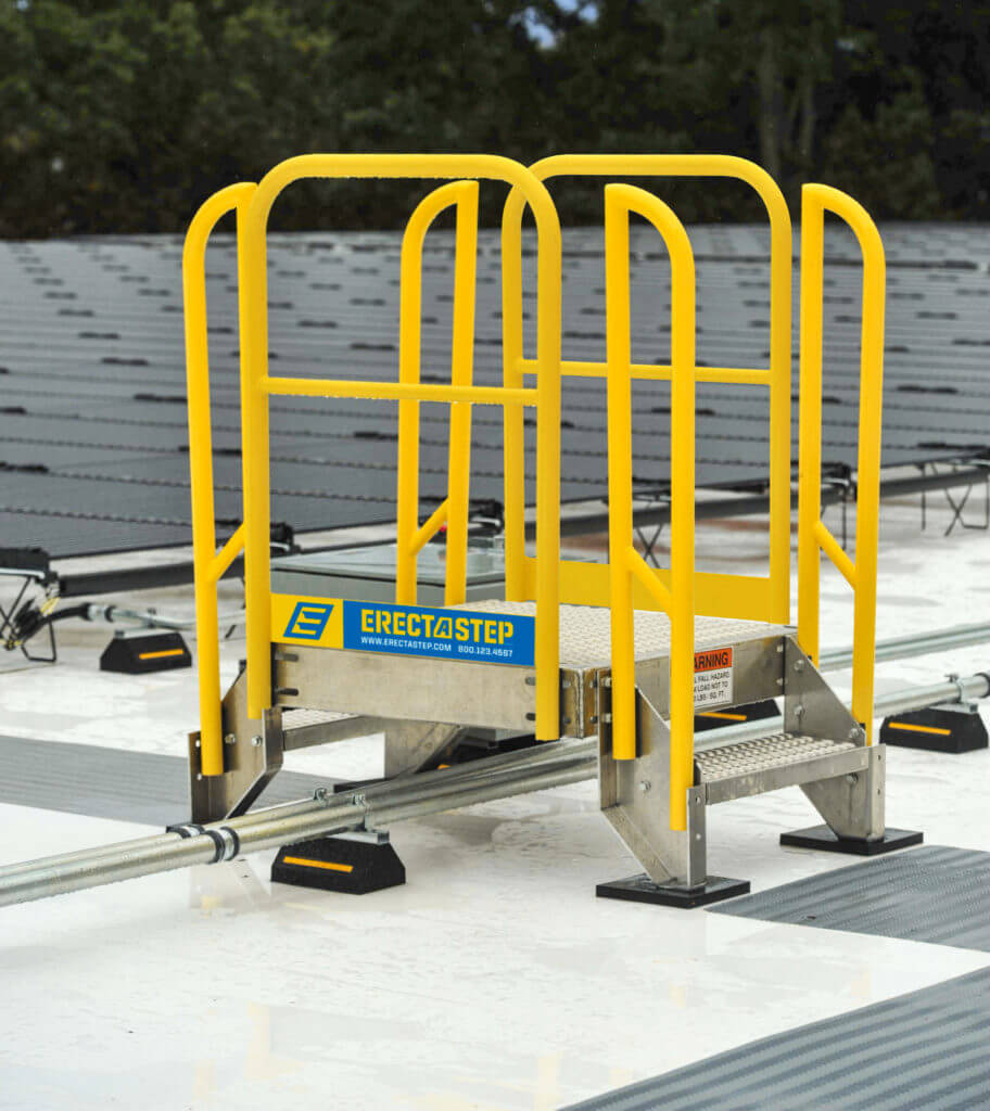 Solar Panel Rooftop ErectaStep Footbridge