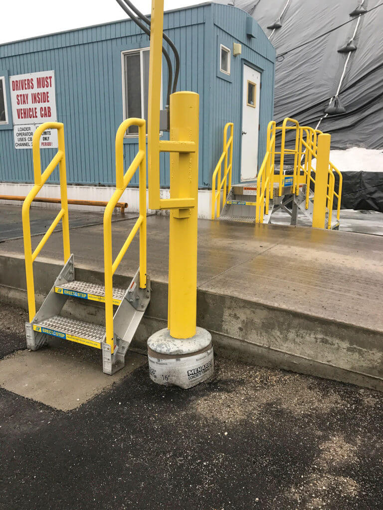 Erectastep Stairs to Operator Building