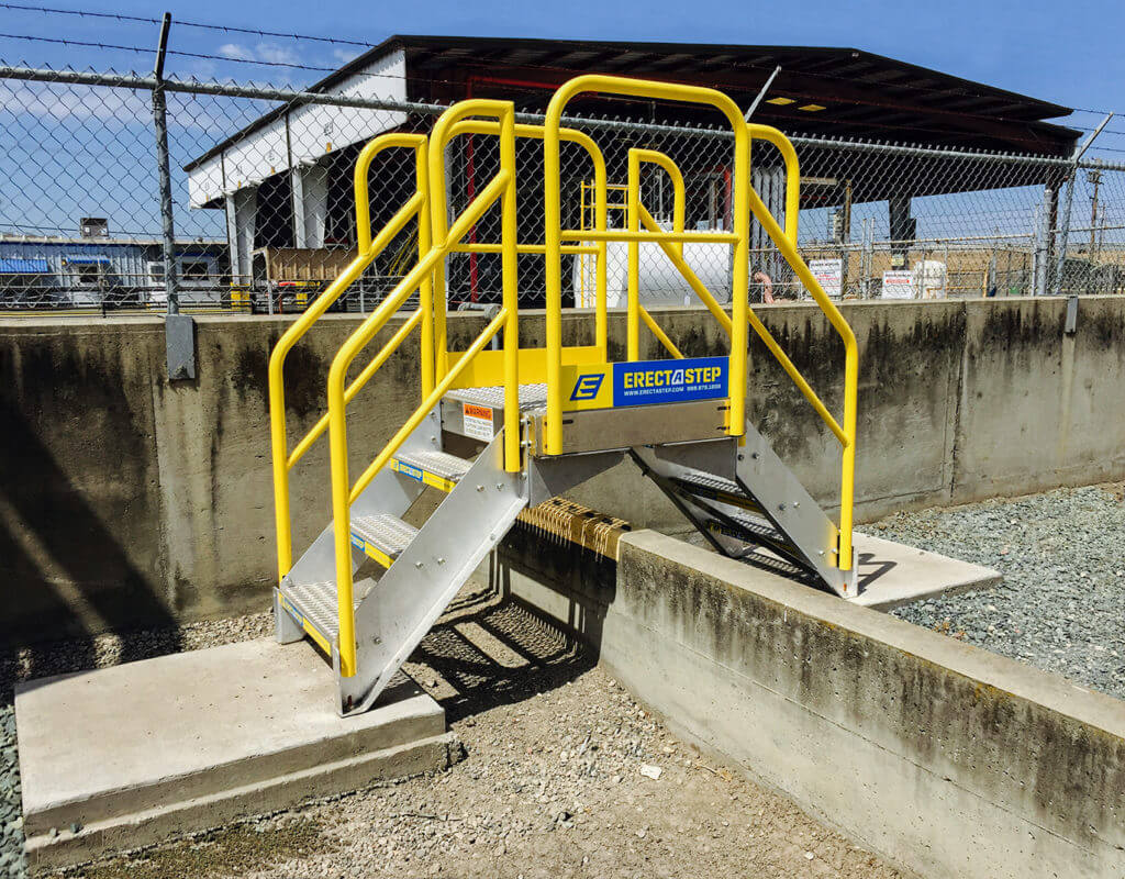 Erectastep Cement Berm Crossover Stairs