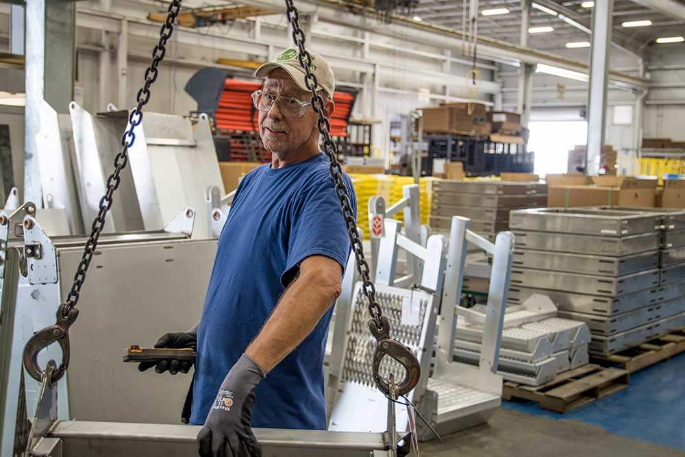 Metal Stairs are made in South Carolina