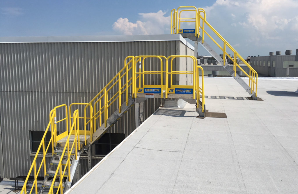 roof access stairs feature